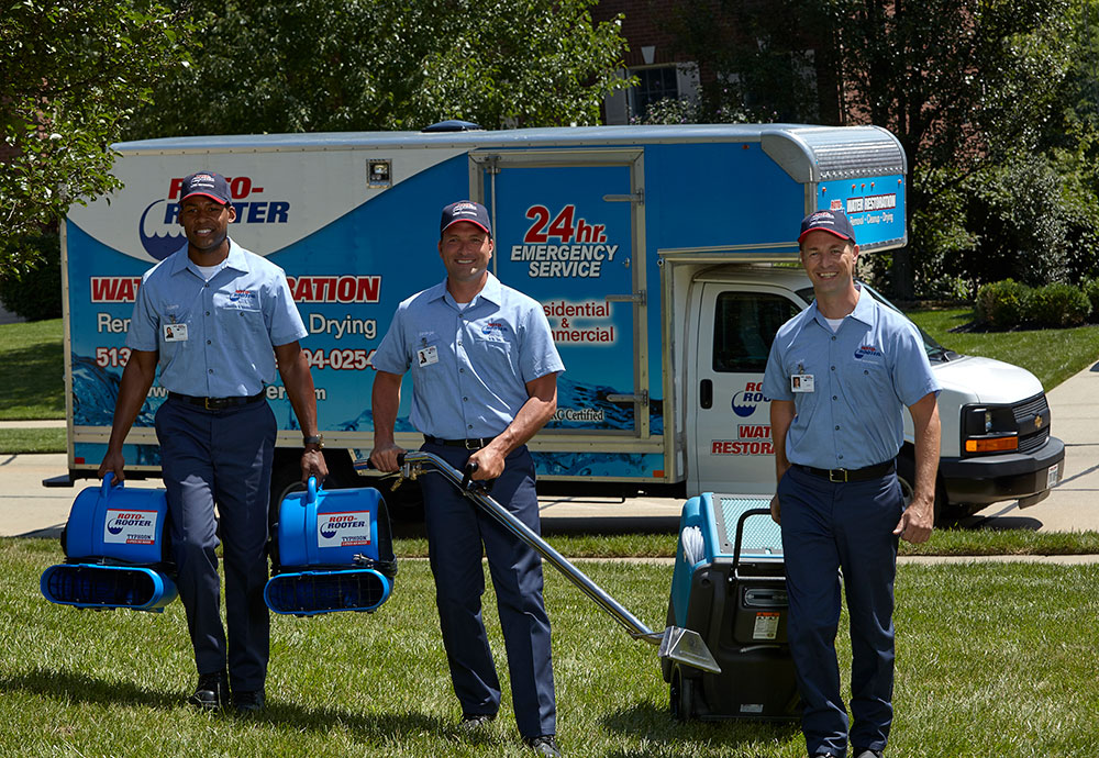 water restoration technicians